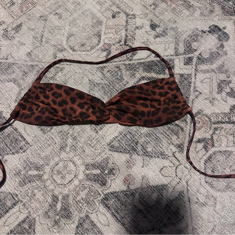 Monday Swimwear Animal Print Bikini Top